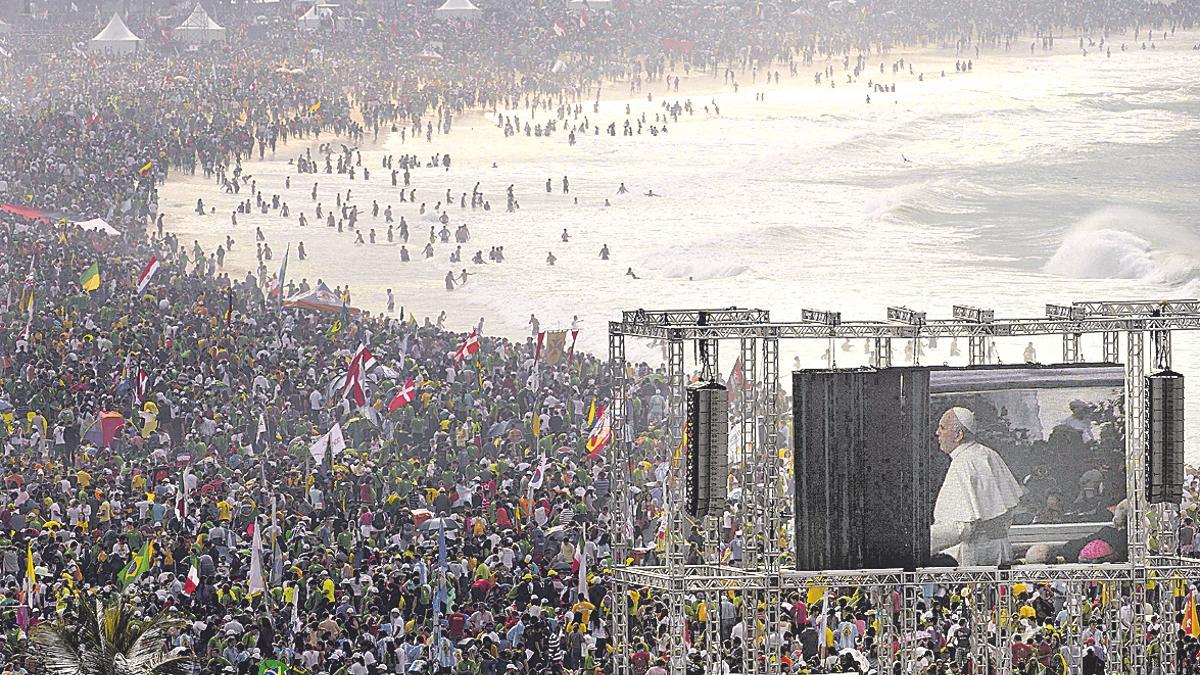 La playa de Copacabana