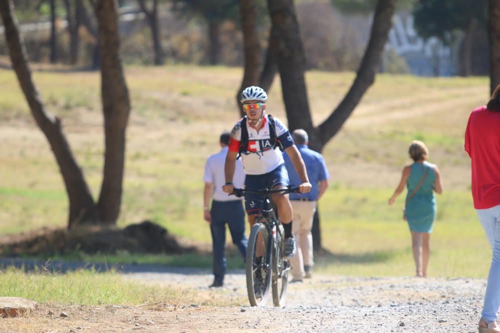 Inauguración del parque del Campamento Benítez.