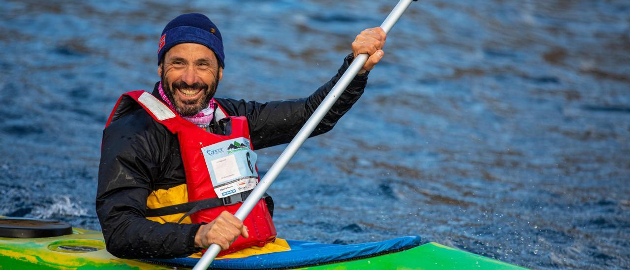 El pobler Miquel Capó fue uno de los 68 participantes en la Tramuntathlon