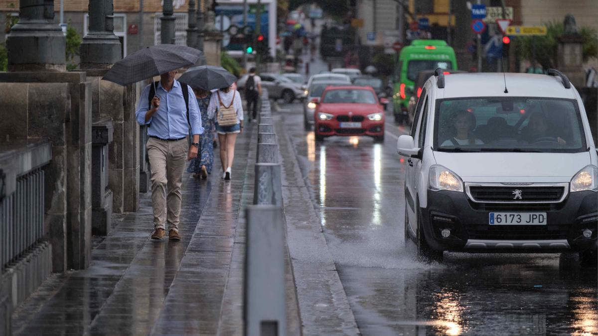 Lluvias en Tenerife