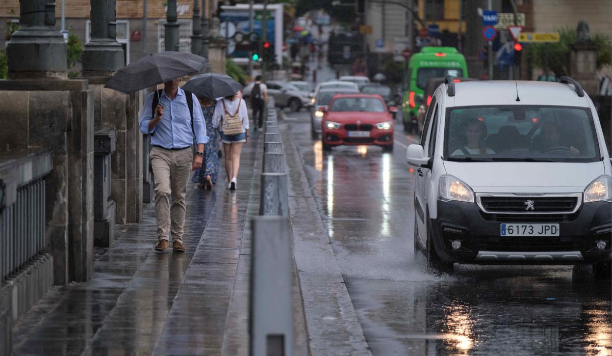 Lluvias en Tenerife