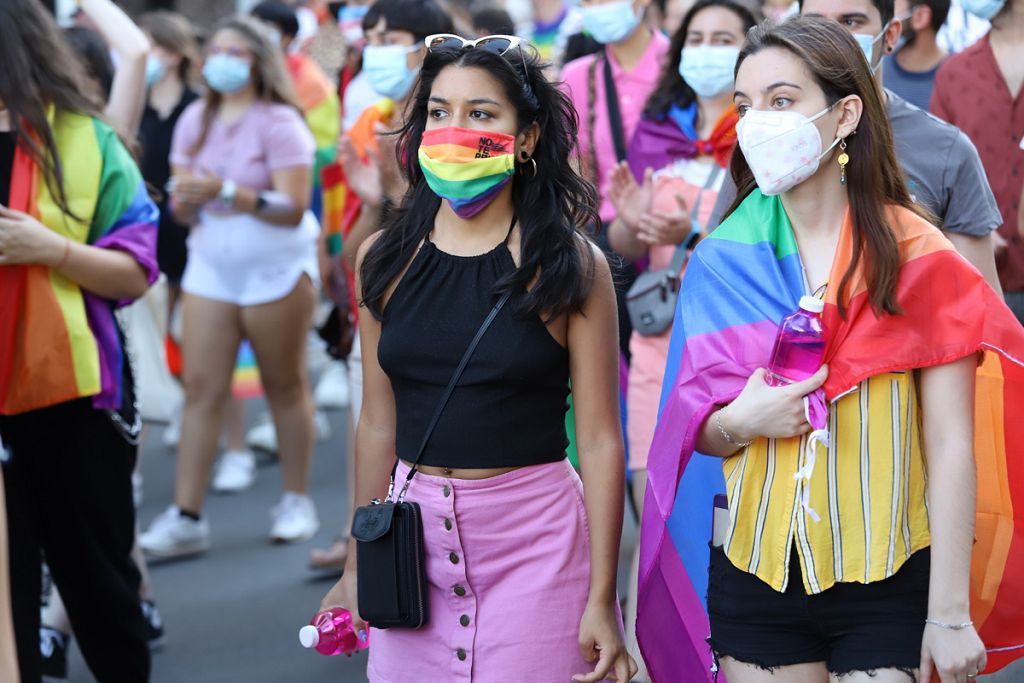 Marcha del colectivo LGTBI+ en Murcia