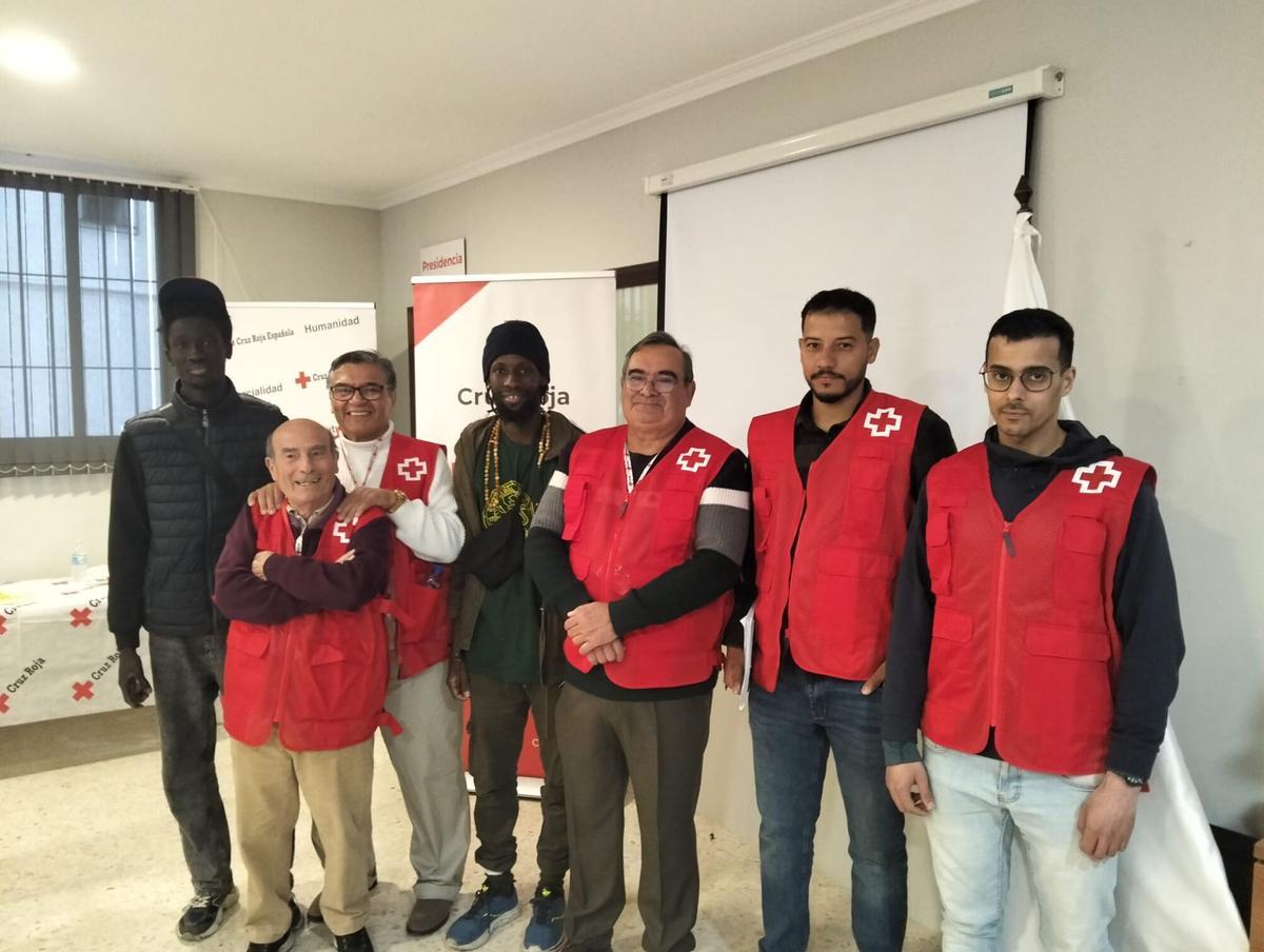 Voluntarios de Cruz Roja en Palma del Río.