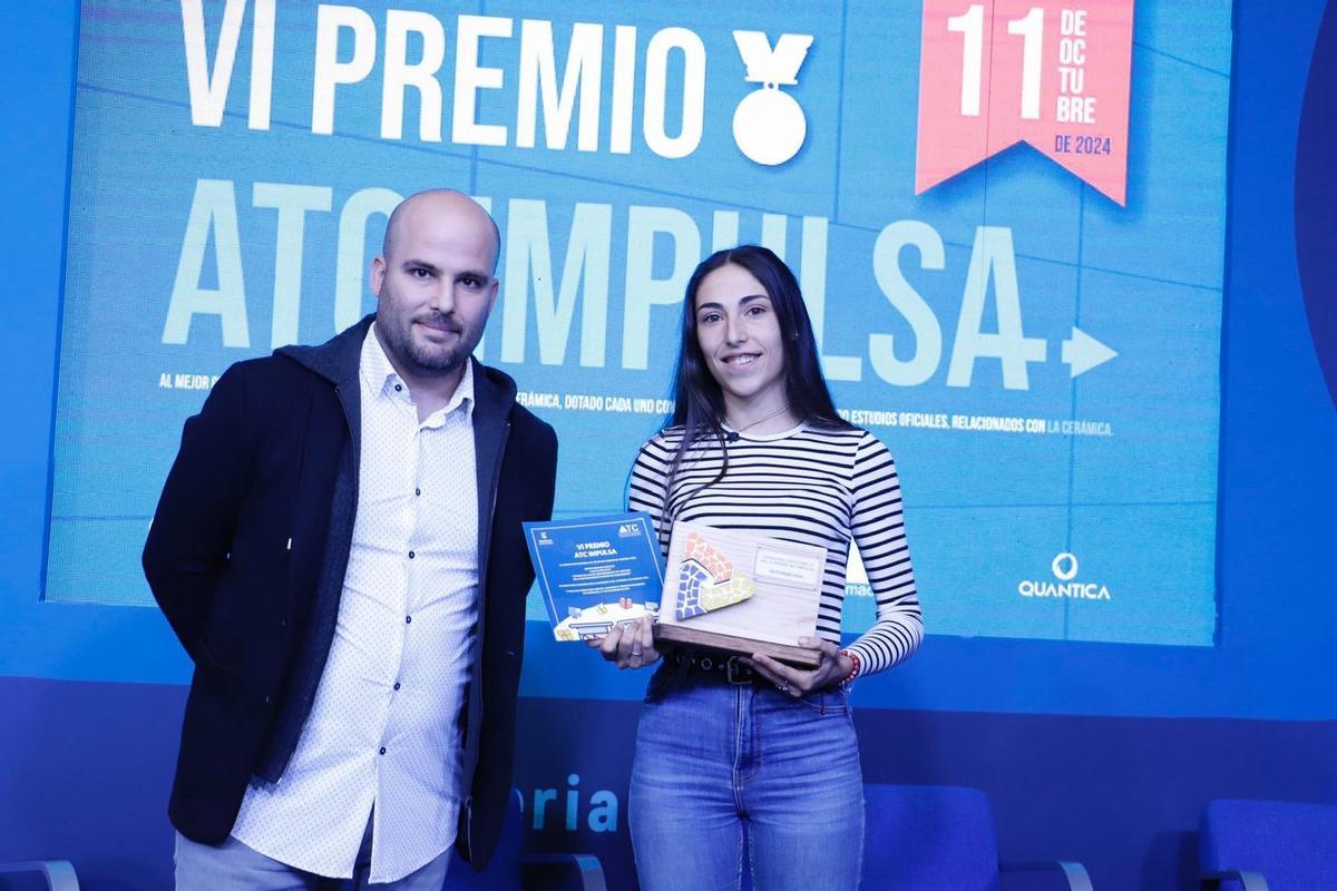 Judith Ferrando gana uno de los premios relativos a tecnologías aplicables a procesos industriales cerámicos.