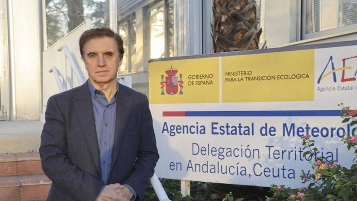 Juan de Dios del Pino es el delegado territorial de la Aemet para Andalucía, Ceuta y Melilla.