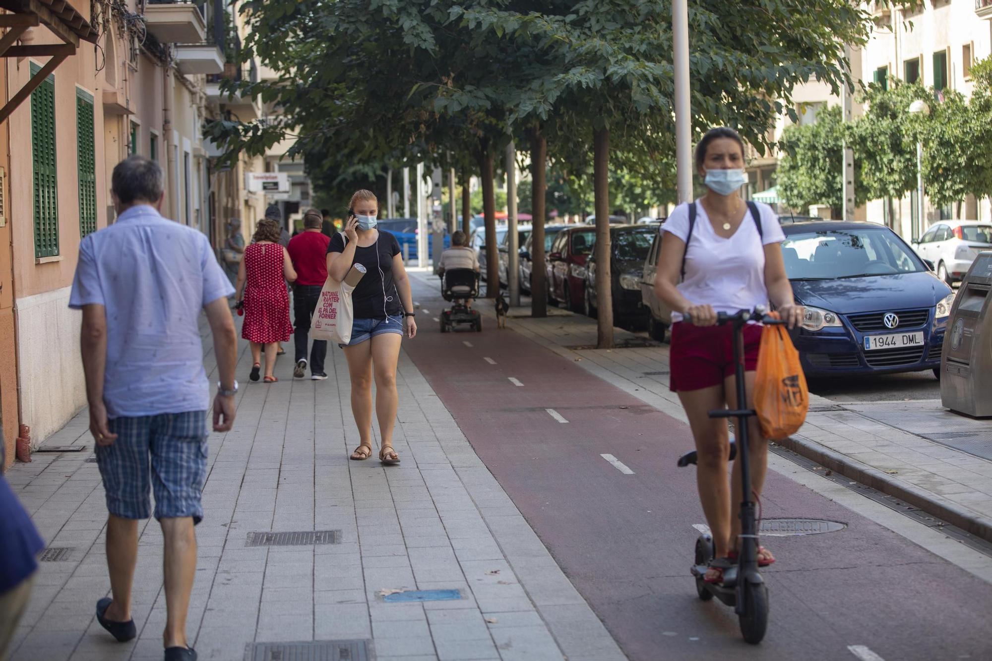 Más de 43.000 palmesanos, el 9,5% de la población, encerrados en sus barrios