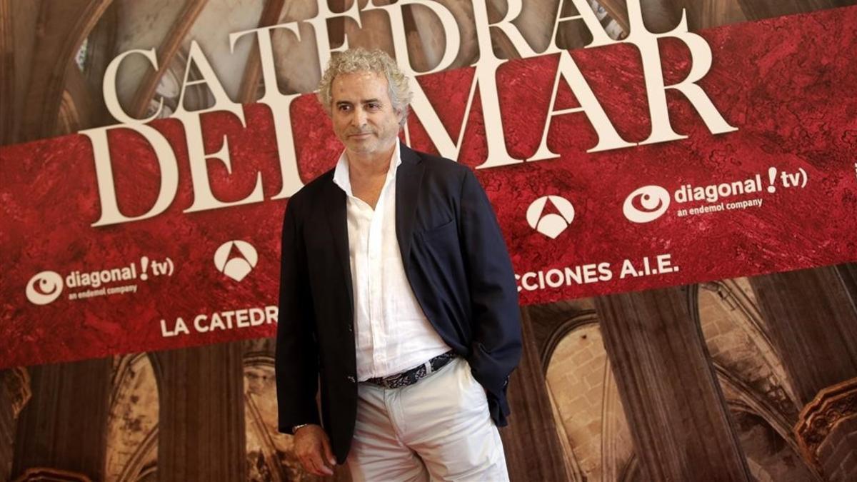 Ildefonso Falcones, en la presentación de la serie basada en su novela La catedral del mar.