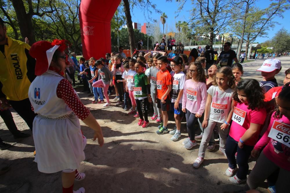 Actividades en el jardín del Túria, el antiguo cauce del río en València.