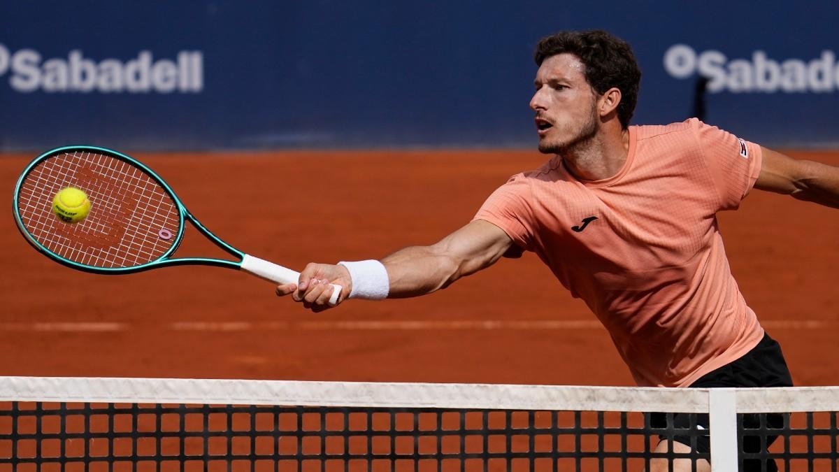 Carreño, durante su partido