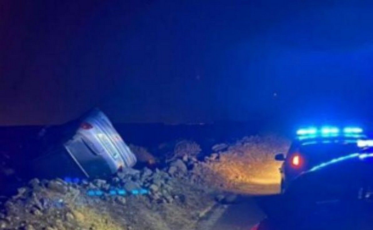 Carreras ilegales en la carretera de Los Corralillos, en Agüimes