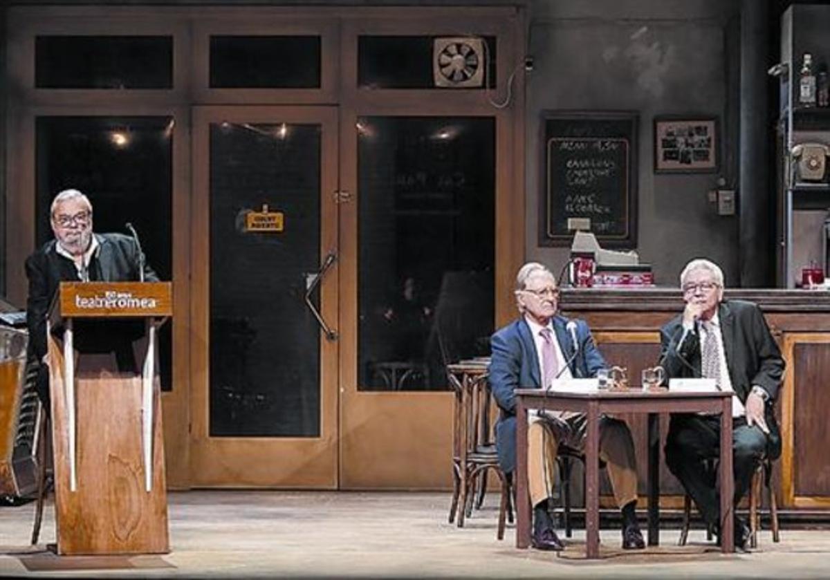 Carles Canut, Josep M. Canals, de Romea S.A., i Daniel Martínez.