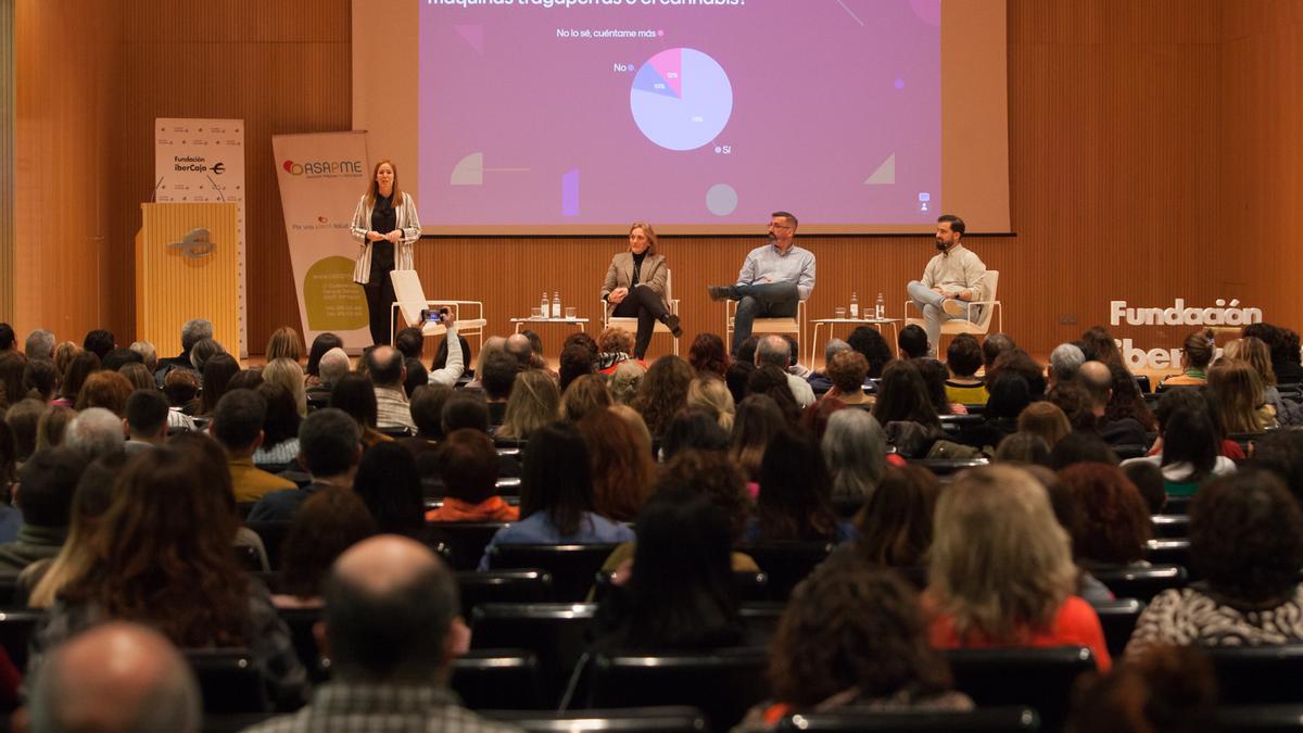 Un momento de la charla organizada por Asapme.