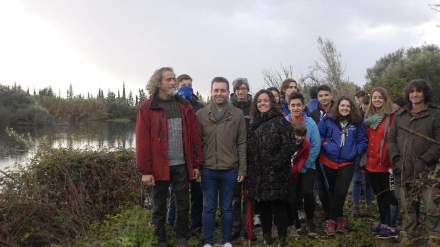 Gadma y Ayuntamiento han organizado la visita de hoy por la mañana a las lagunas.