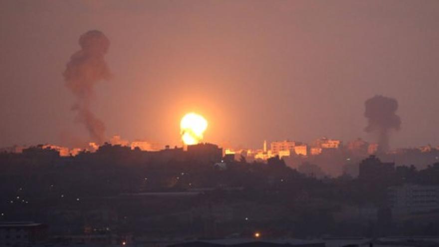 Fuego cruzado en la franja de Gaza