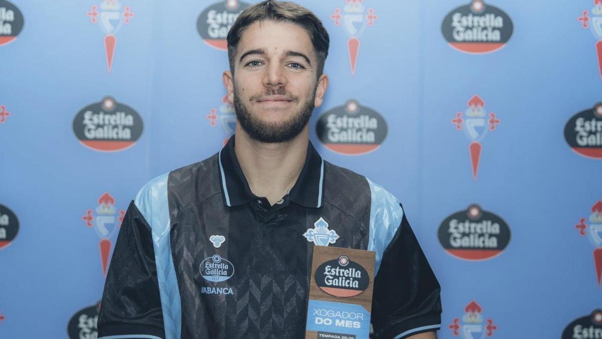 Sergio Carreira, mejor jugador celeste en el mes de noviembre