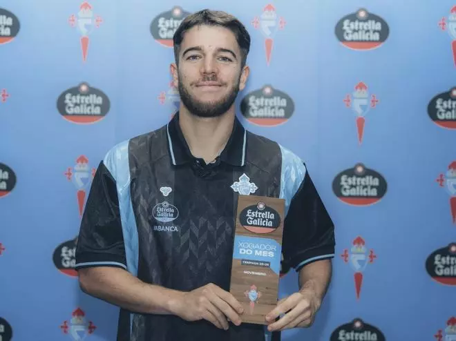 Sergio Carreira, mejor jugador celeste en el mes de noviembre