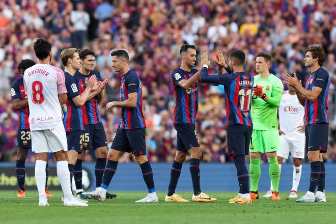 Las imágenes de la despedida de Jordi Alba, Busquets... ¡y el Camp Nou!