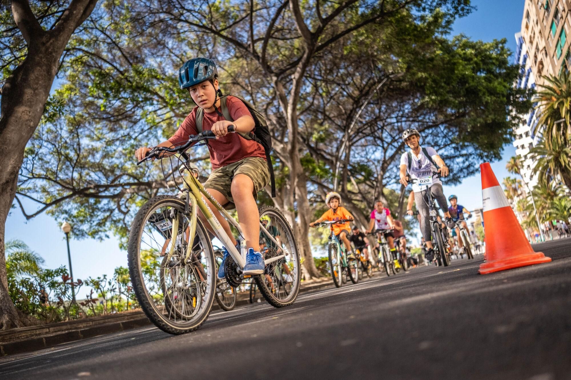 Fiesta de la bicicleta en Santa Cruz de Tenerife