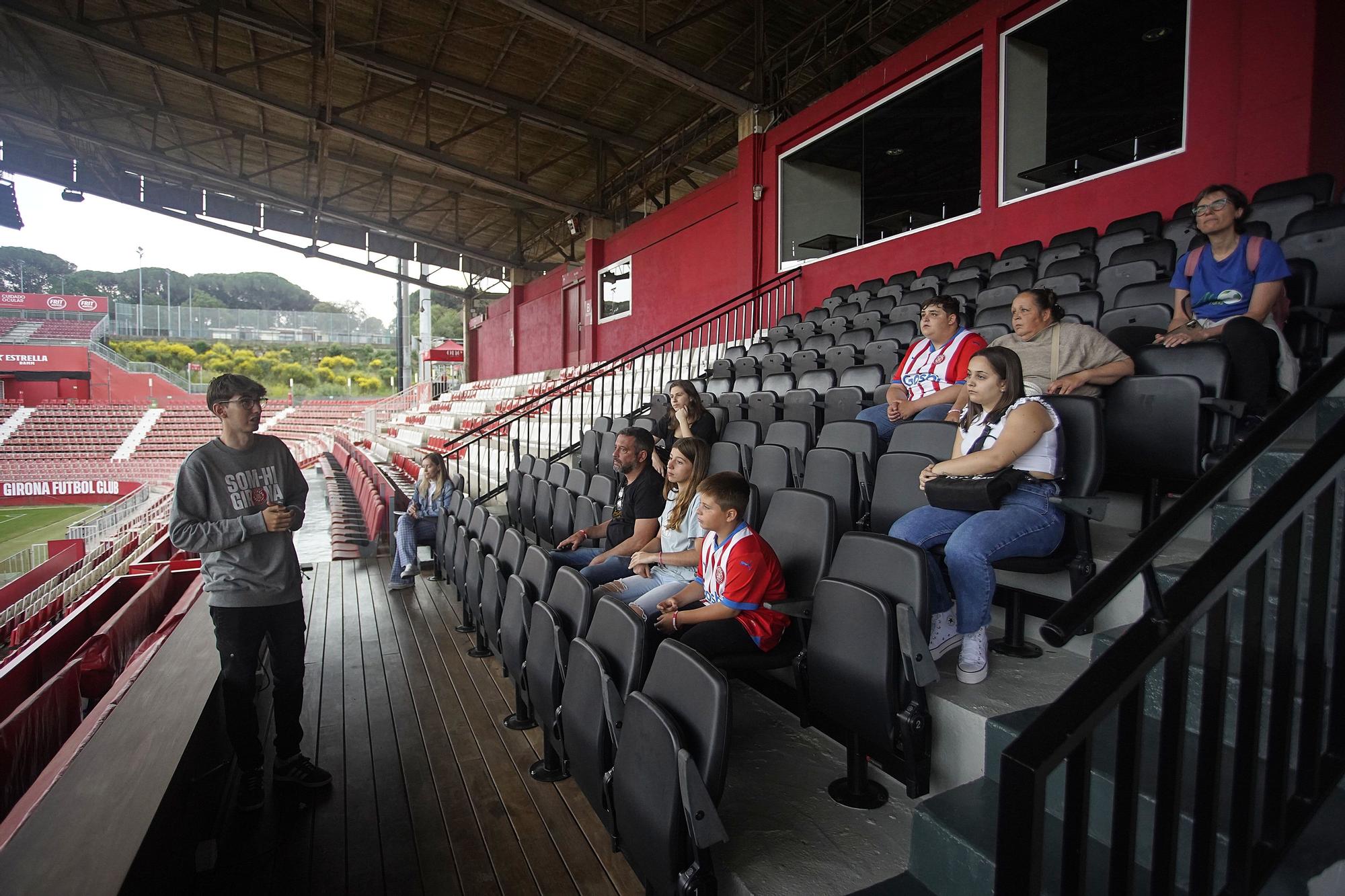 El Tour per l'estadi de Montilivi en imatges