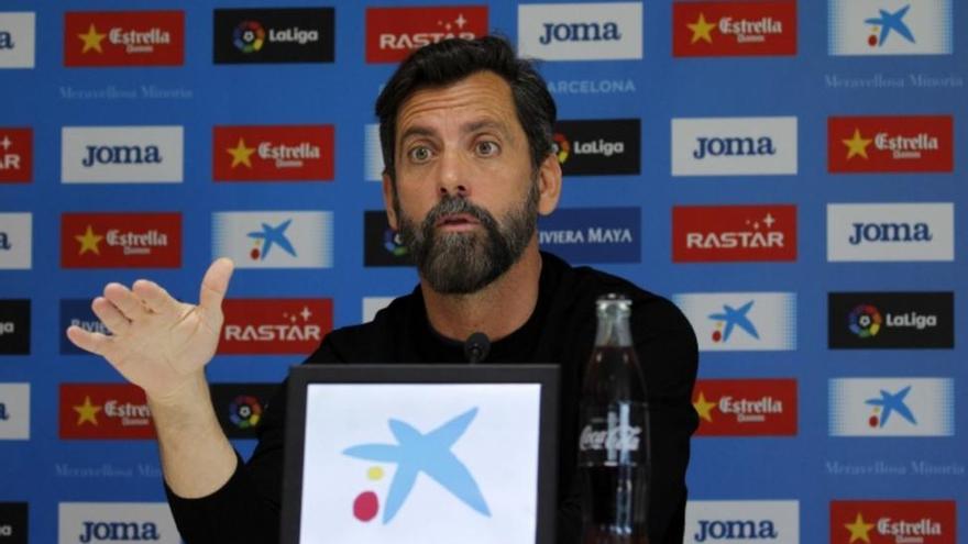 El Espanyol despide a Quique Sánchez Flores y Jordi Lardín