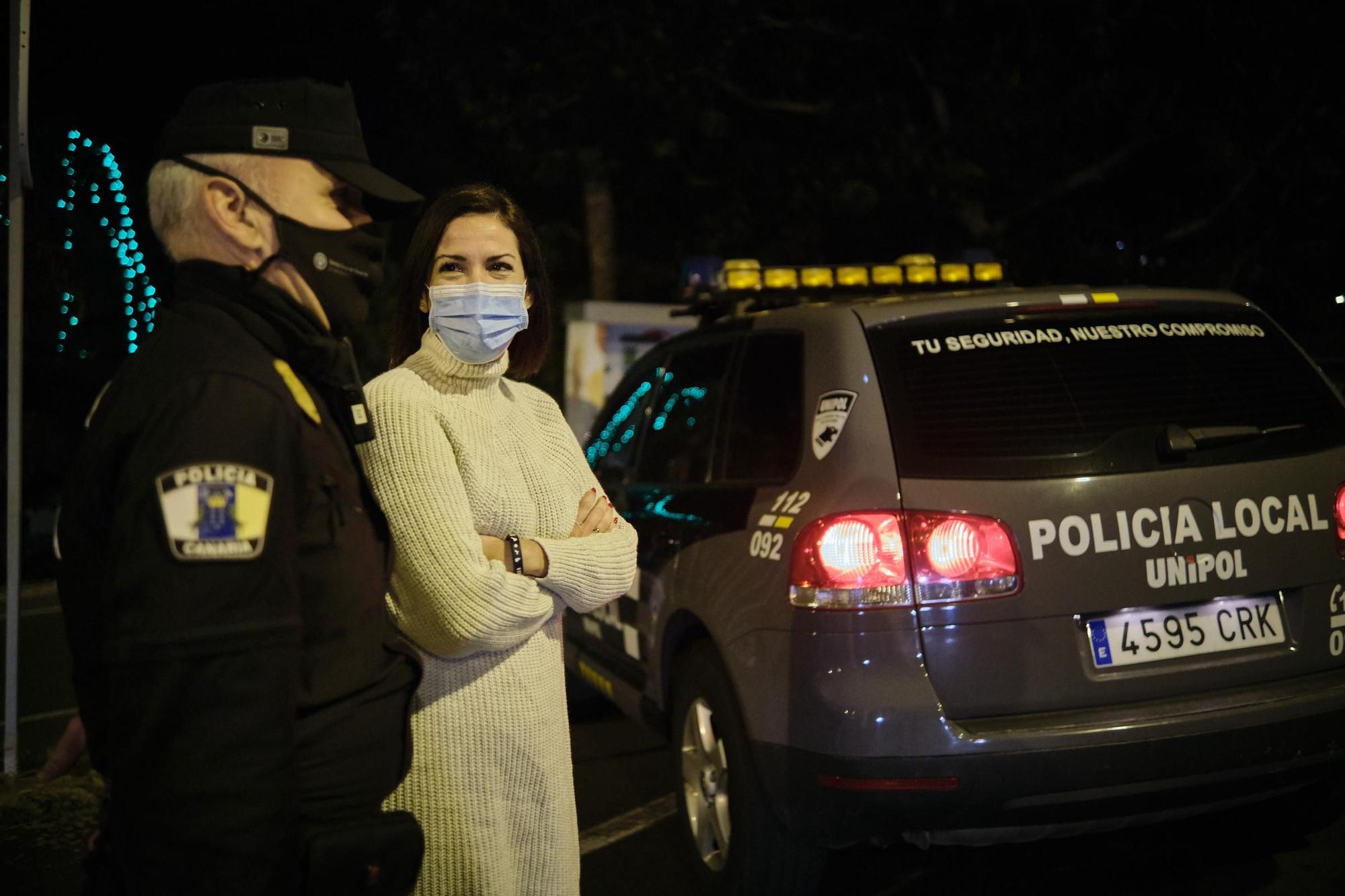 Nochevieja con la Policía Local de Santa Cruz