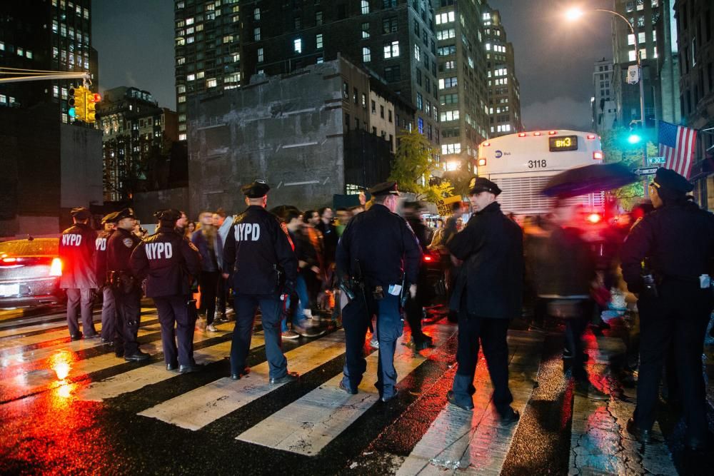 PROTESTA POR RESULTADO ELECTORAL EN NUEVA YORK