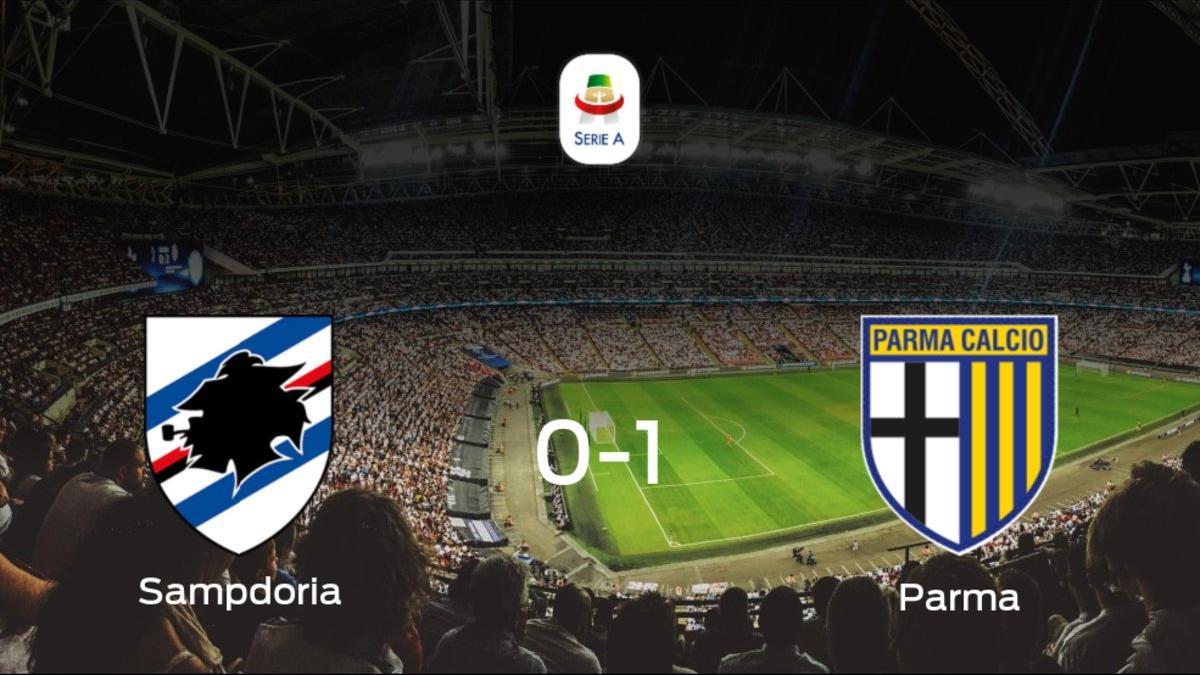 El Parma se lleva tres puntos a casa tras ganar 0-1 a la Sampdoria