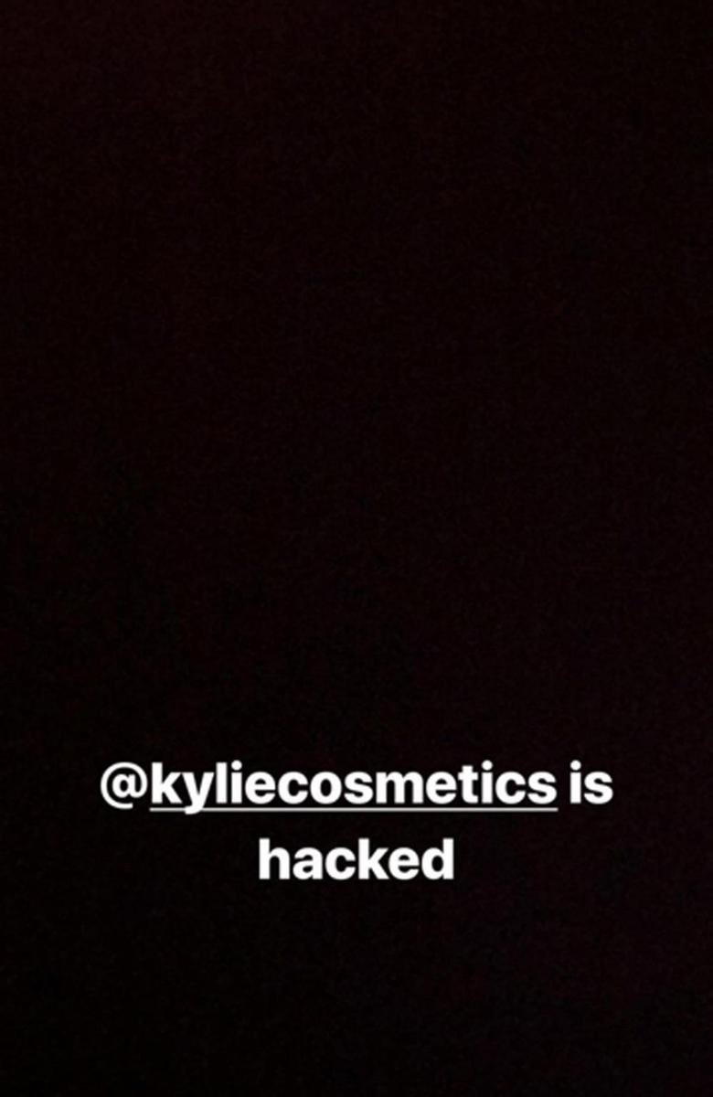 El Instagram de 'Kylie Cosmetics' ha sido hackeado