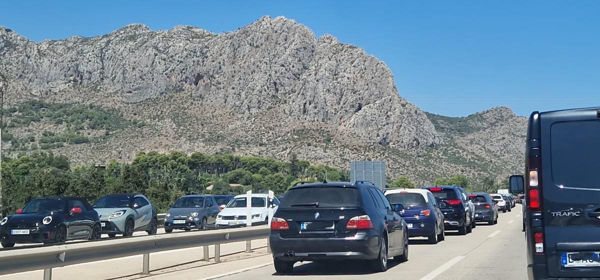 Las retenciones eran en los dos sentidos. A la izquierda, Segària