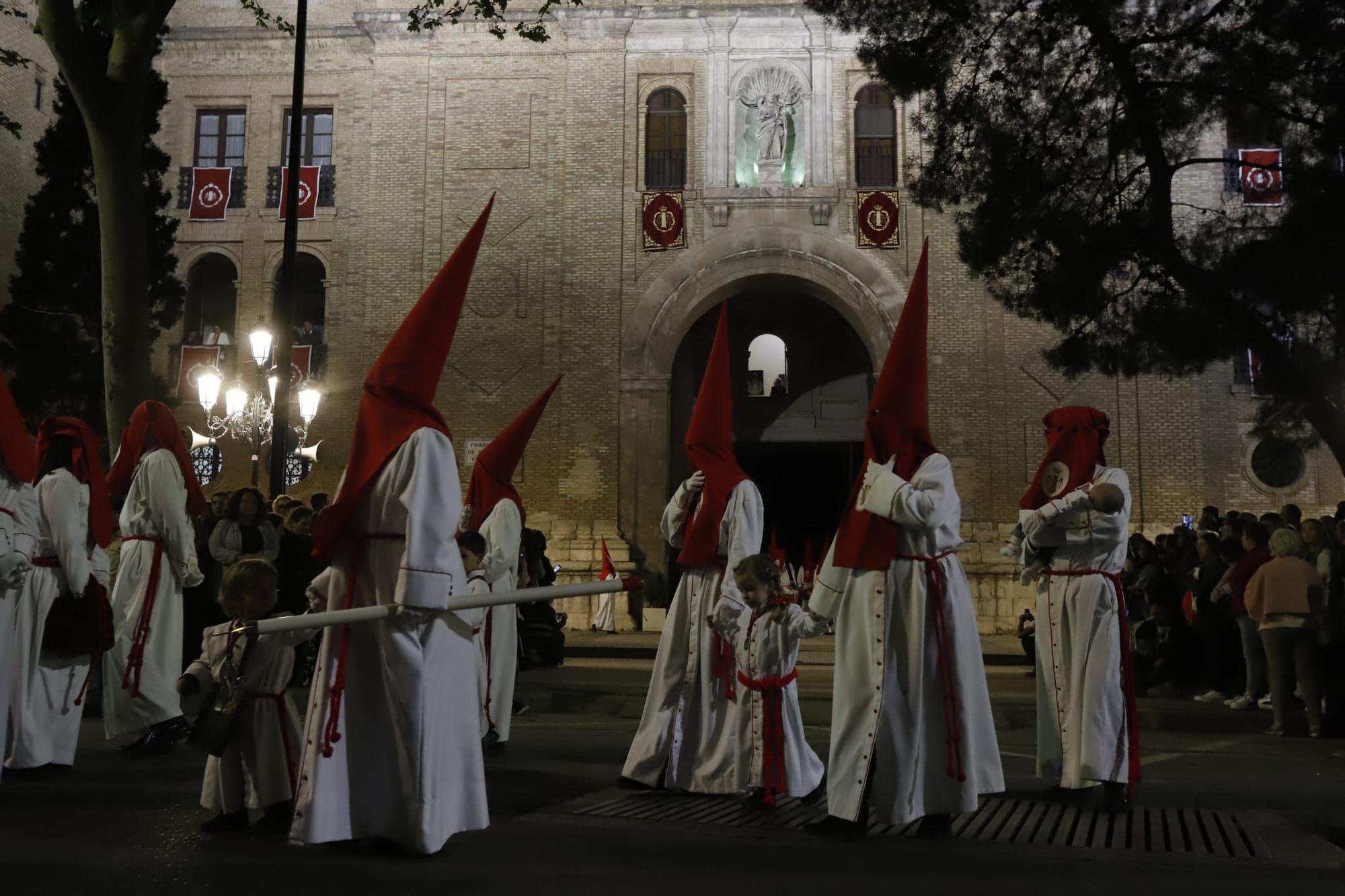 En imágenes | Procesiones del Jueves Santo en Zaragoza