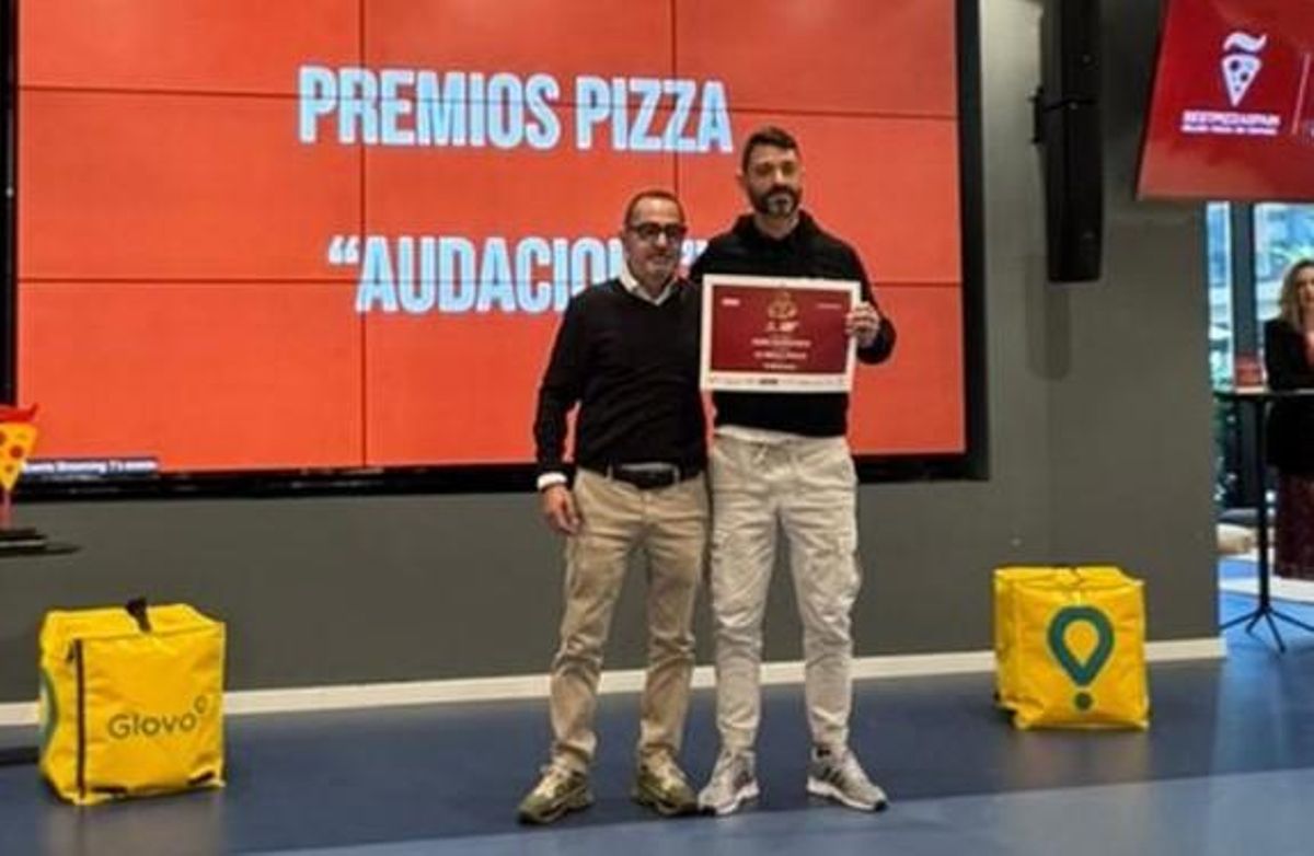 La pizzería La bella Italia de Córdoba, premio Audacius en el Campeonato de la Mejor Pizza de España 2024.