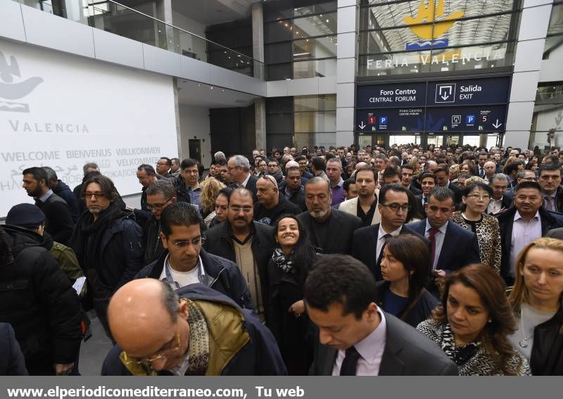 Galería fotos -- Comienza con optimismo la feria Cevisama 2015