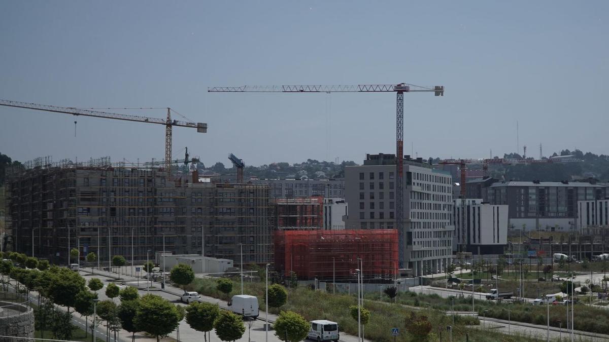 La Xunta apura las obras de un edificio de 40 viviendas en Xuxán, en A Coruña, que encarece su coste un 6,2%