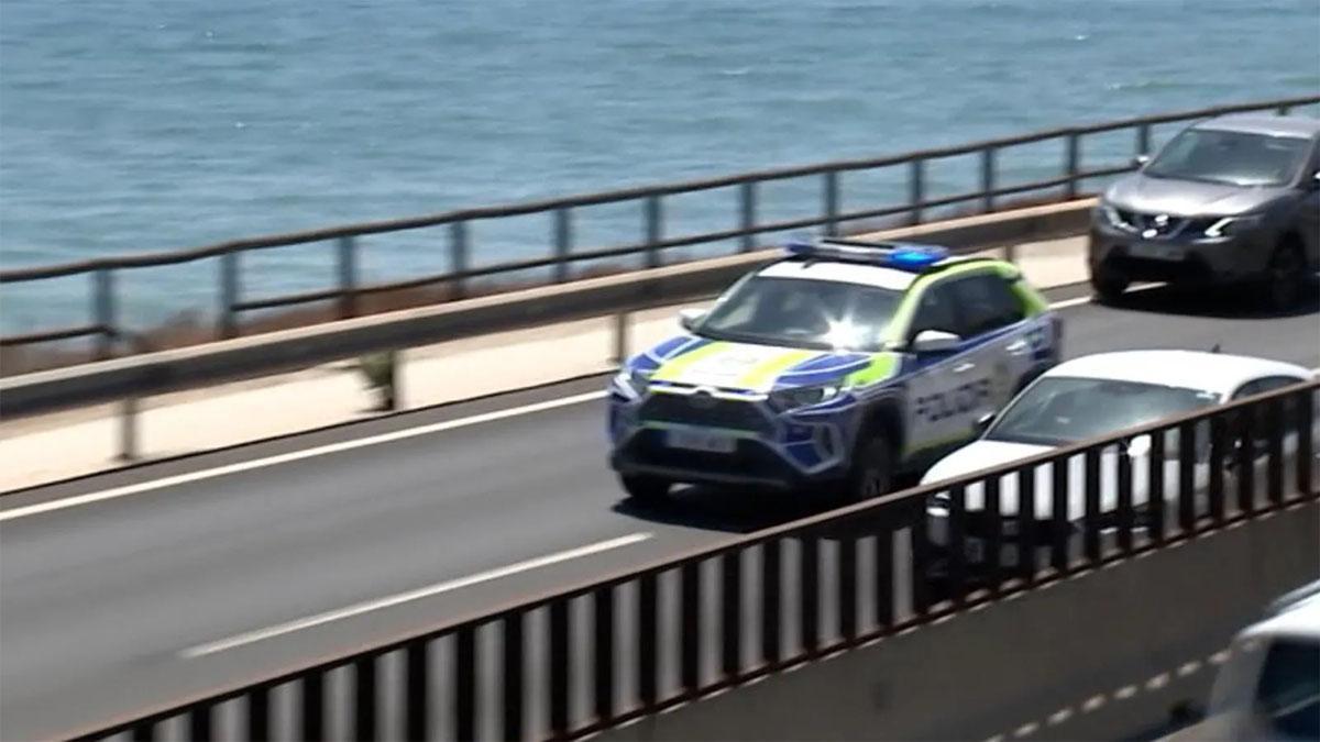 Persecución policial en Mijas.