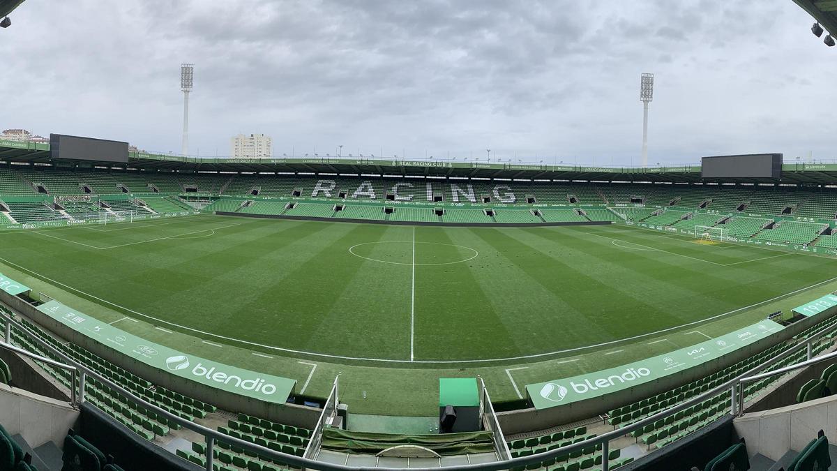 El estadio El Sardinero, escenario del Racing de Santander-Villarreal.