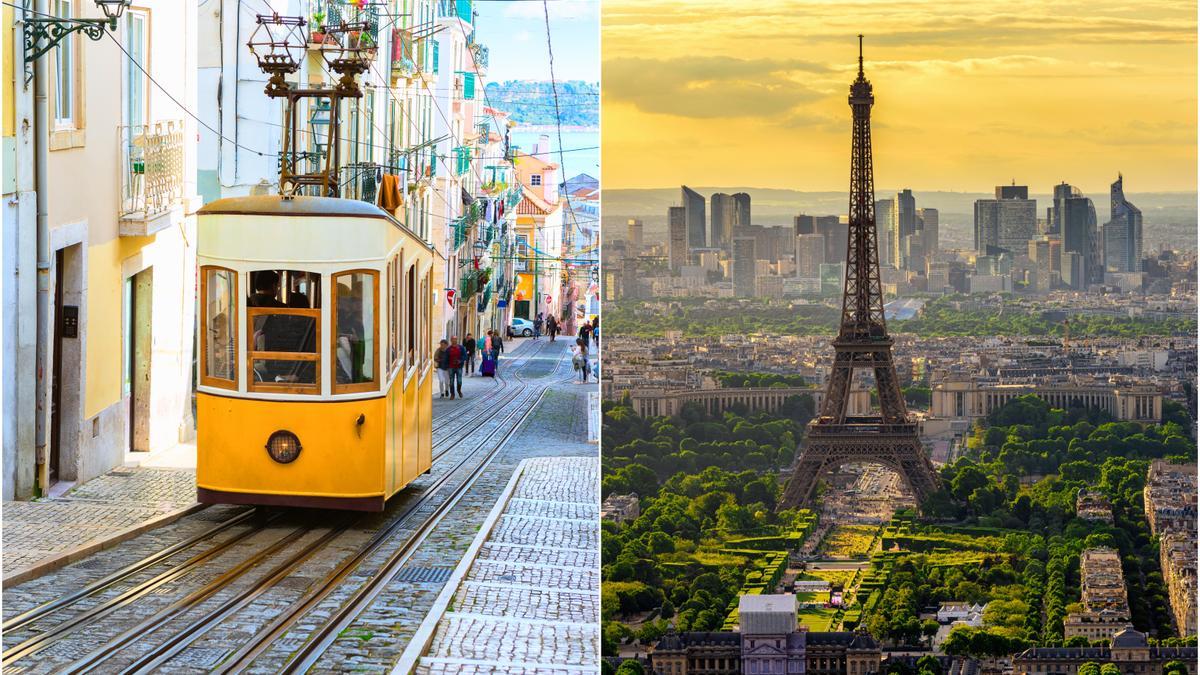 Destinos como Lisboa y París son asequibles y atractivos para tu próxima escapada