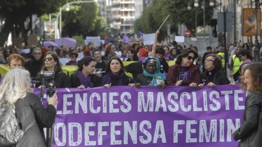 Un momento de la manifestación contra la violencia de género del pasado noviembre.