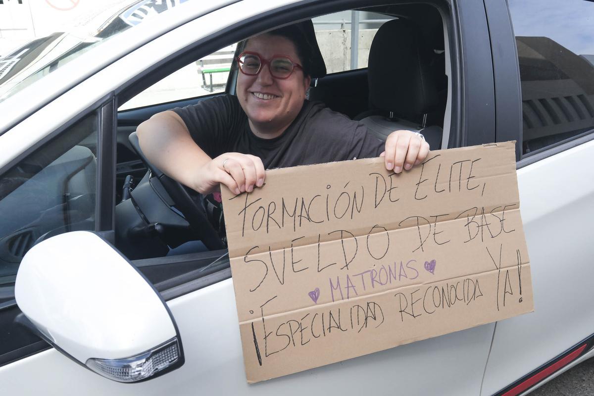 Huelga en el Día Internacional de la Matrona.