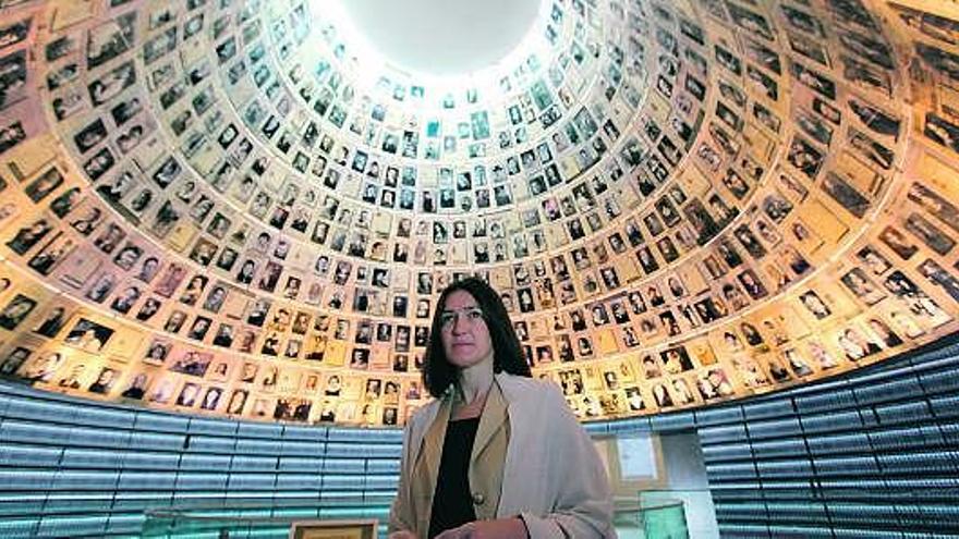 González-Sinde, en el Museo del Holocausto, en Jerusalén.