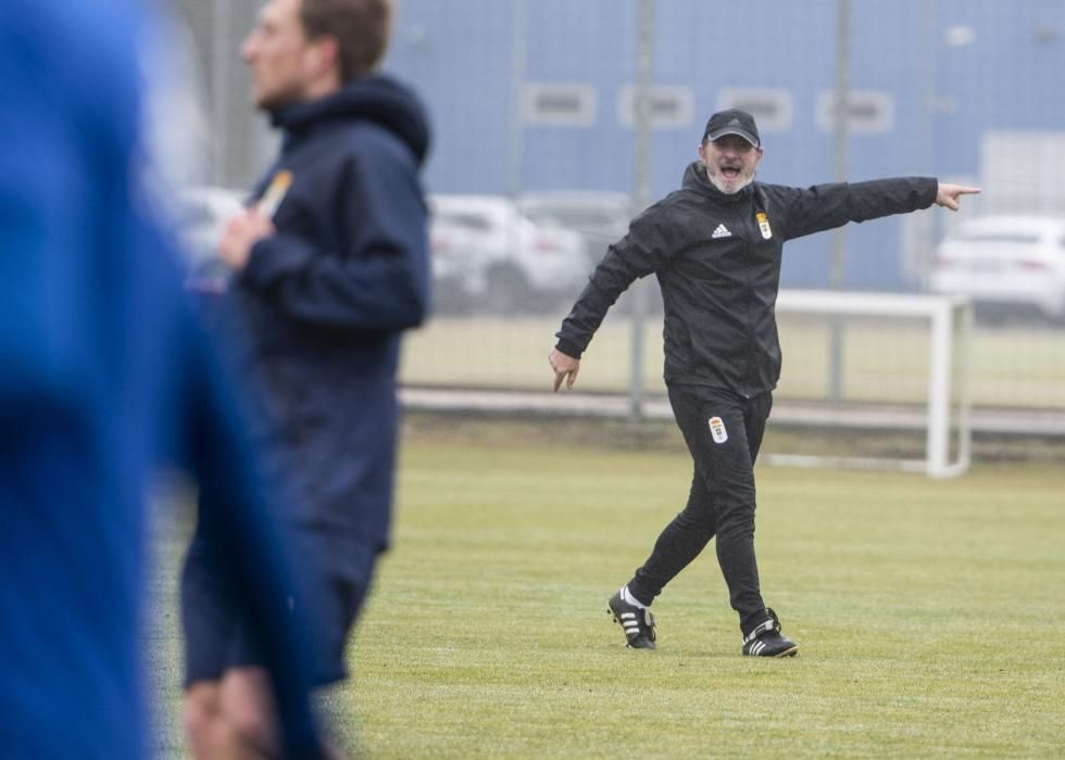 Entrenamiento del Real Oviedo