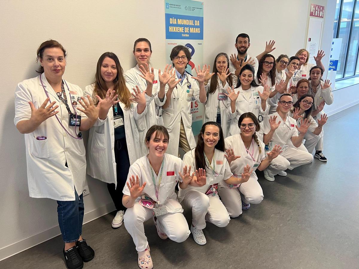 Profesionales del Chuvi celebran el Día Mundial de la Higiene de Manos