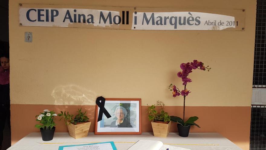 Cálido homenaje de los alumnos a Aina Moll
