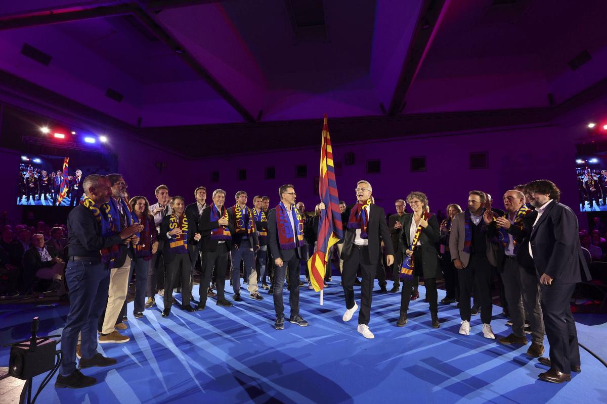 Acto de presentación de 'Nosaltres' la candidatura liderada por Víctor Font