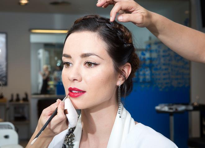Maquillaje de Dafne Fernández en la L'Oréal Hair Fashion Night