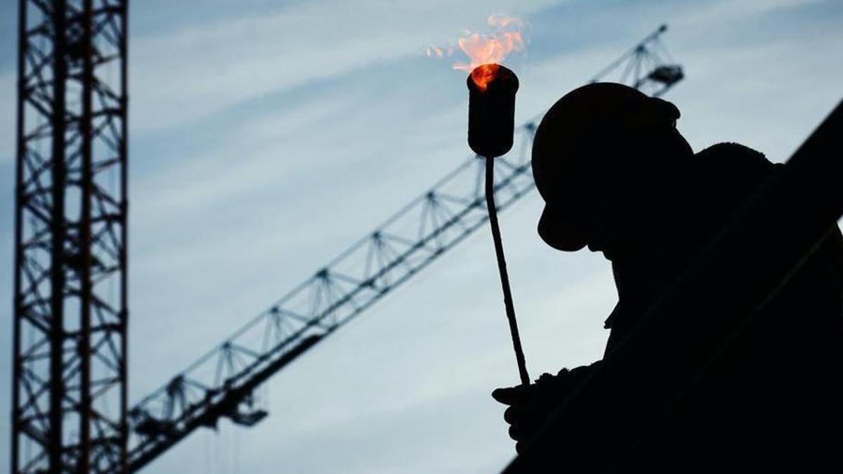 Un trabajador de la construcción.