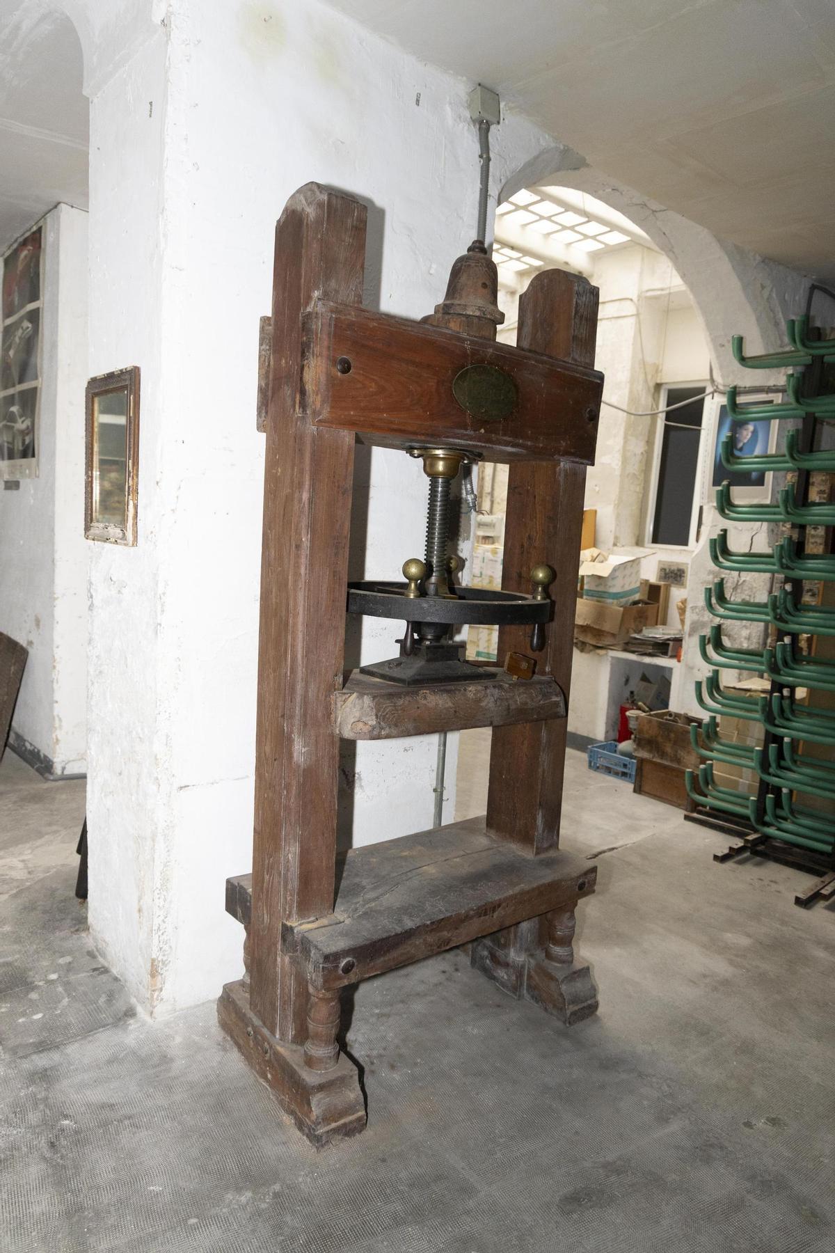 Así es la casa en la que se encuentra la histórica imprenta Matéu Así es la casa en la que se encuentra la histórica imprenta Matéu