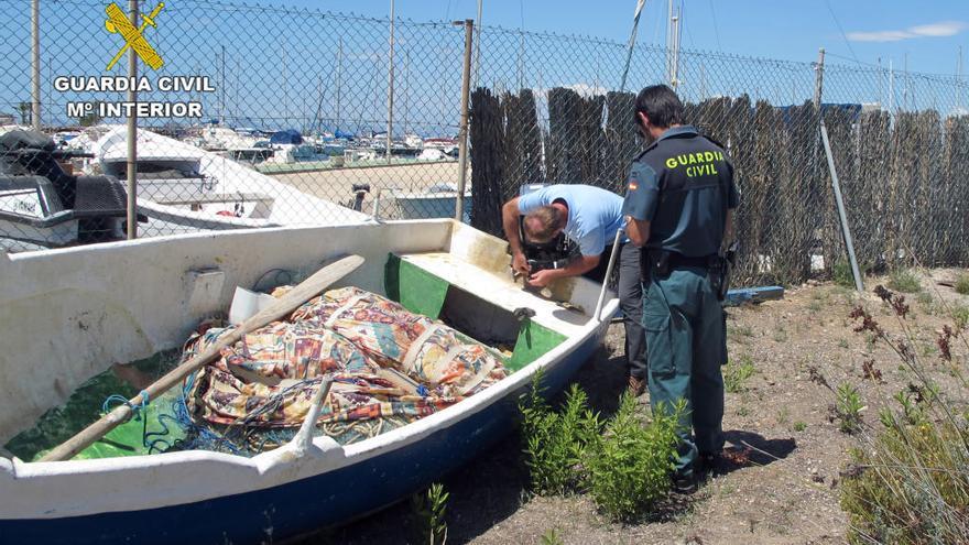 Decomisan embarcaciones utilizadas para pescar ilícitamente en el Mar Menor