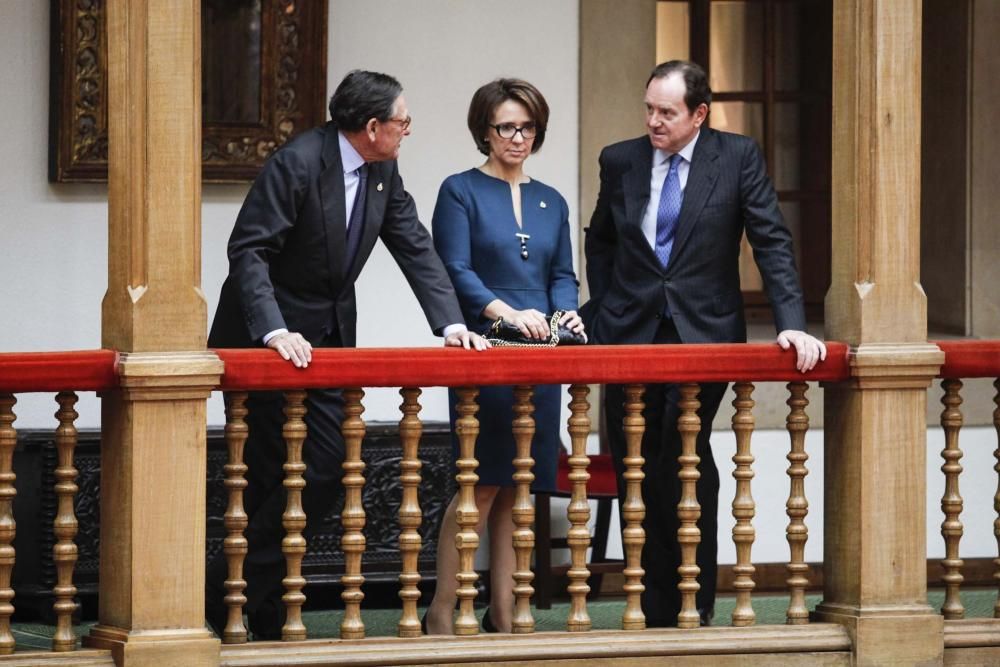 Ambiente en el Hotel de la Reconquista de Oviedo en el día de los Princesa de Asturias