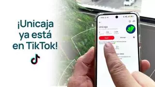 Unicaja estrena su canal en TikTok con contenidos prácticos de finanzas y temas de ocio, deporte y cultura para jóvenes