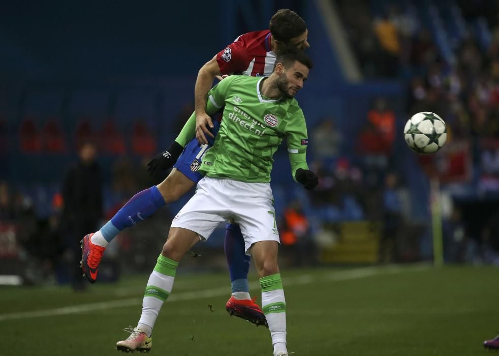 Imágenes del partido entre Atlético y PSV.